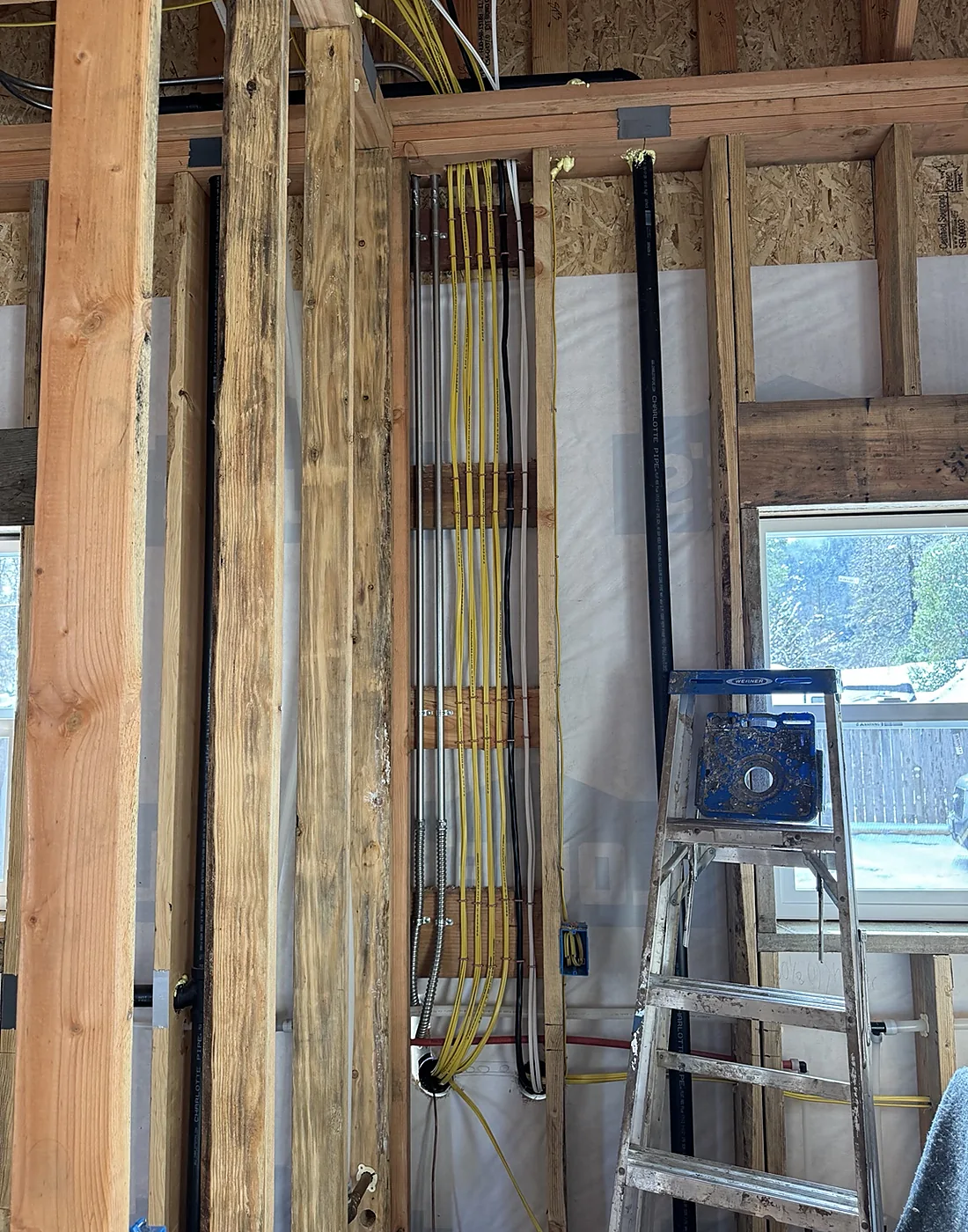 New construction electrical rough-in